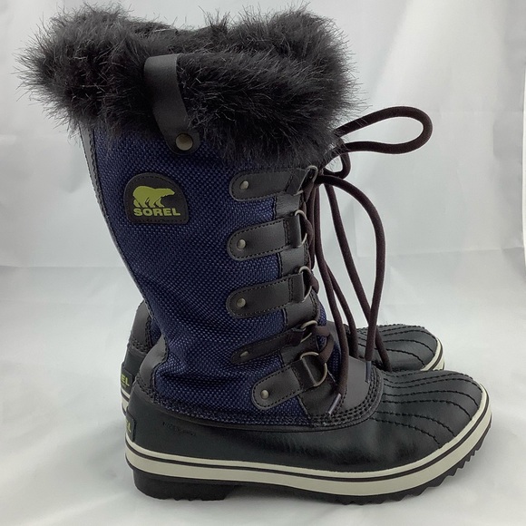 NEW Sorel Joan of Arctic Tall Winter Boot in Blue - Picture 3 of 6